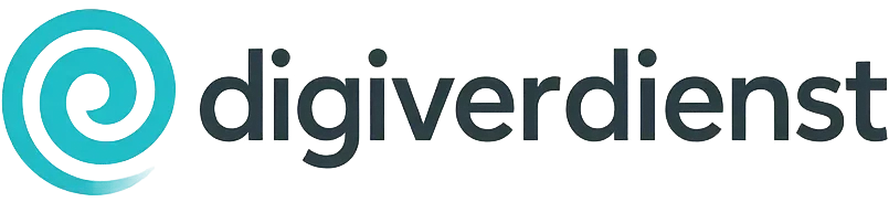 Digiverdienst Logo mit Spirale – Symbol für ethisches KI-Business